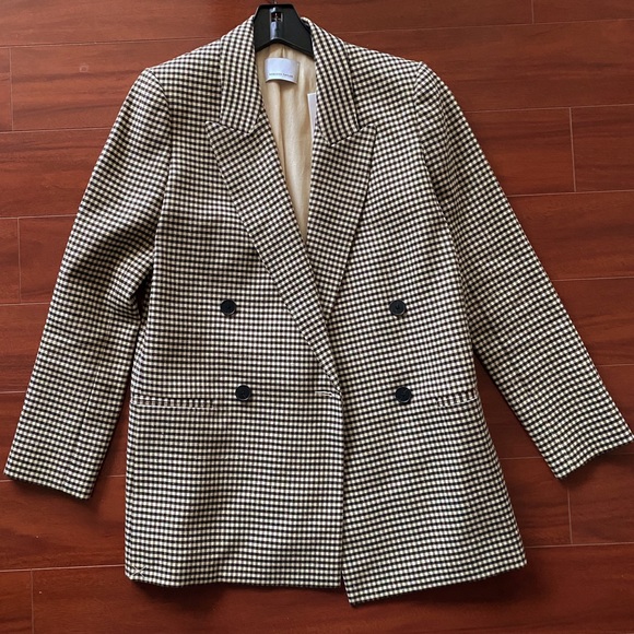 Rebecca Taylor jacket spring check blazer - Picture 3 of 6